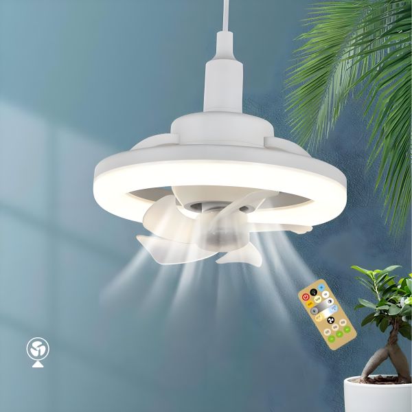 YT-R260 360-Degree Rotation Ceiling Fan with Light