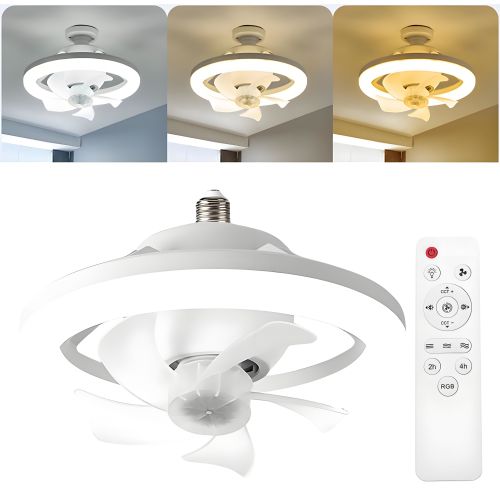 YT-R260 360-Degree Rotation Ceiling Fan with Light