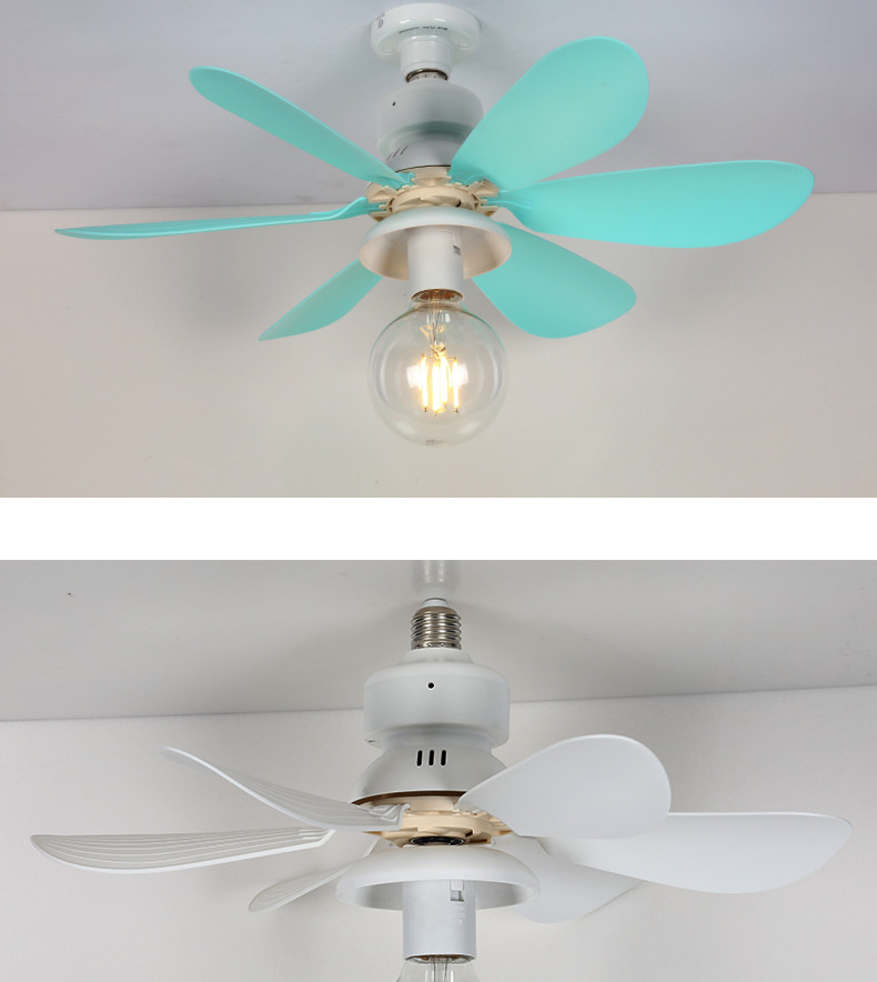 multiple colors available for flower ceiling fan with light 