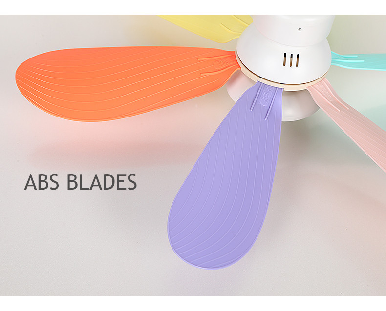 multiple colors available for flower ceiling fan with light 