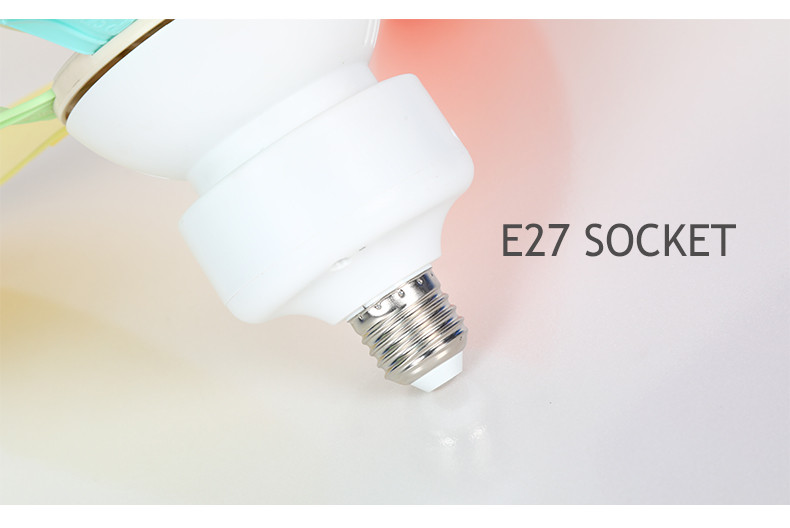 E27 Socket Flower fan light 