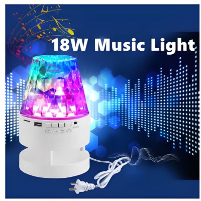 MX-SBW-R120 Bluetooth TF Card Multifunction Smart Bulb LED Water Ripple Music Light for DJ Disco