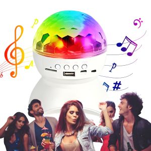 MX-DMQ-R120 TF Card U Disk Bluetooth Multifunction DJ Party RGB Color Changing LED Music Light Bulb