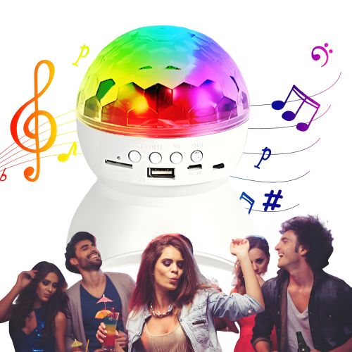 MX-DMQ-R120 TF Card U Disk Bluetooth Multifunction DJ Party RGB Color Changing LED Music Light Bulb