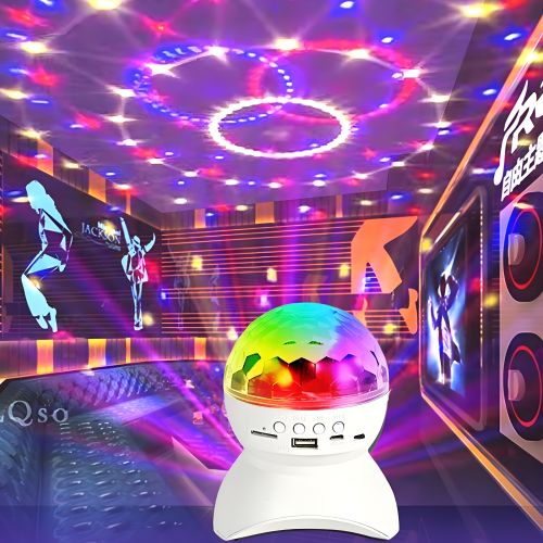 MX-DMQ-R120 TF Card U Disk Bluetooth Multifunction DJ Party RGB Color Changing LED Music Light Bulb