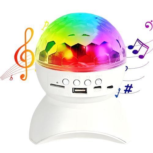 MX-DMQ-R120 TF Card U Disk Bluetooth Multifunction DJ Party RGB Color Changing LED Music Light Bulb