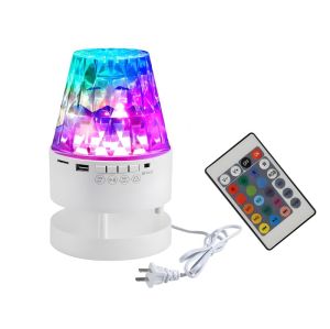 Bluetooth TF tarjeta multifunción bombilla inteligente LED agua ondulación música luz para DJ