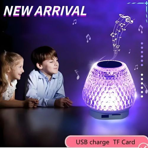 MX-XYD-R100 Touch Control Smart Bluetooth5.0 Speaker with Color Flash LED Intelligent Night Lamp