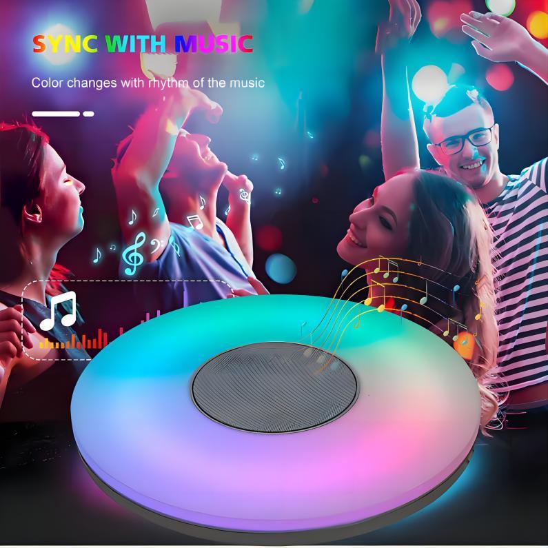 RGB music bluetooth light with speaker