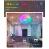 MX-CBXD-R380 Ultra-thin Modern Round Light Fixture RGB 48W Smart Ceiling LED Lighting