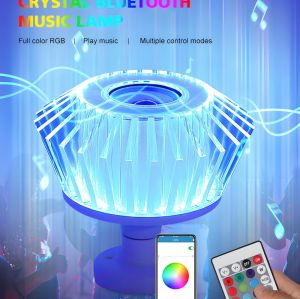 MX-SJK-R150 E27 Bombilla de música inalámbrica Bluetooth RGB con altavoz para fiesta