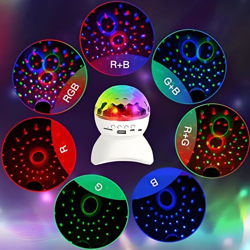 Tarjeta TF U Disco Bluetooth Multifunción Fiesta de DJ RGB Cambio de color LED Bombilla de música