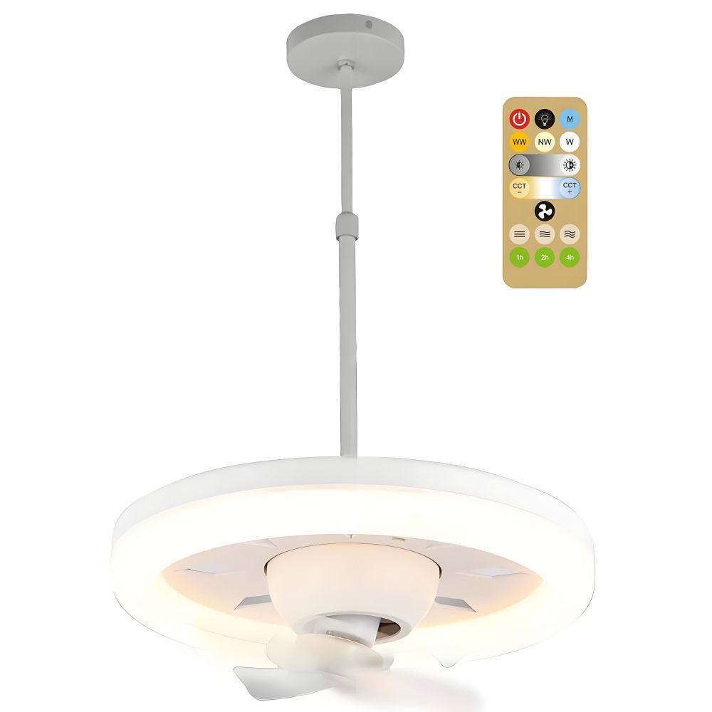 Ceiling rotation fan with light 