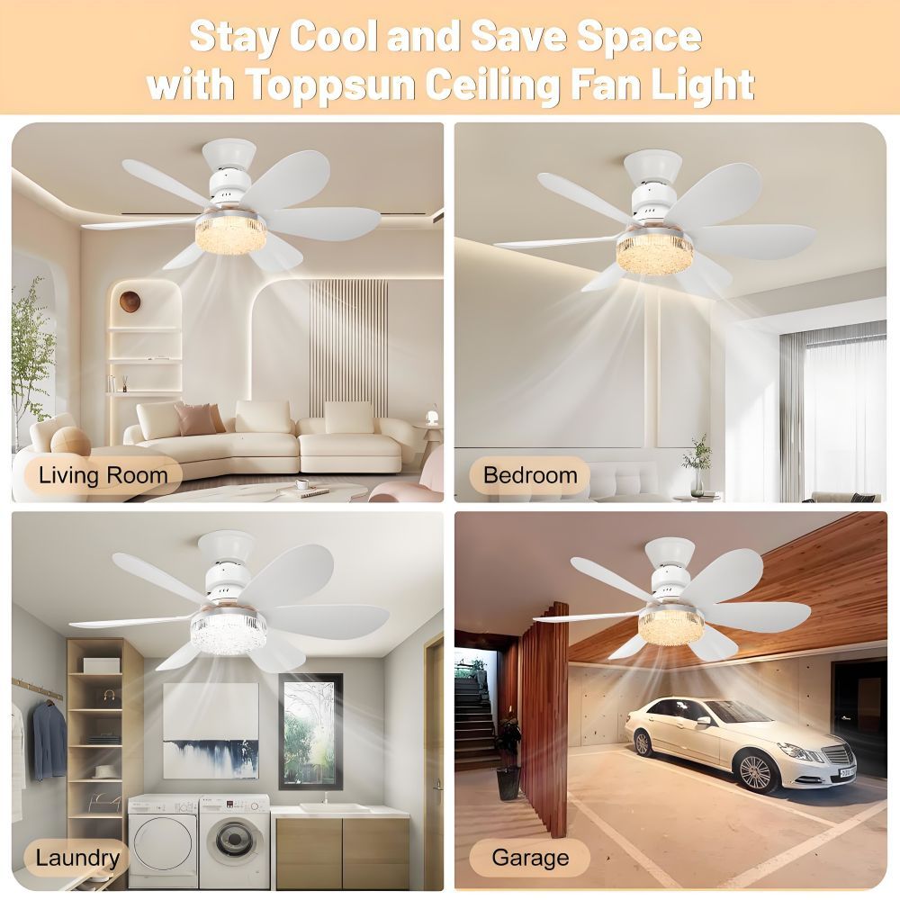 Ceiling Flower Fan Light