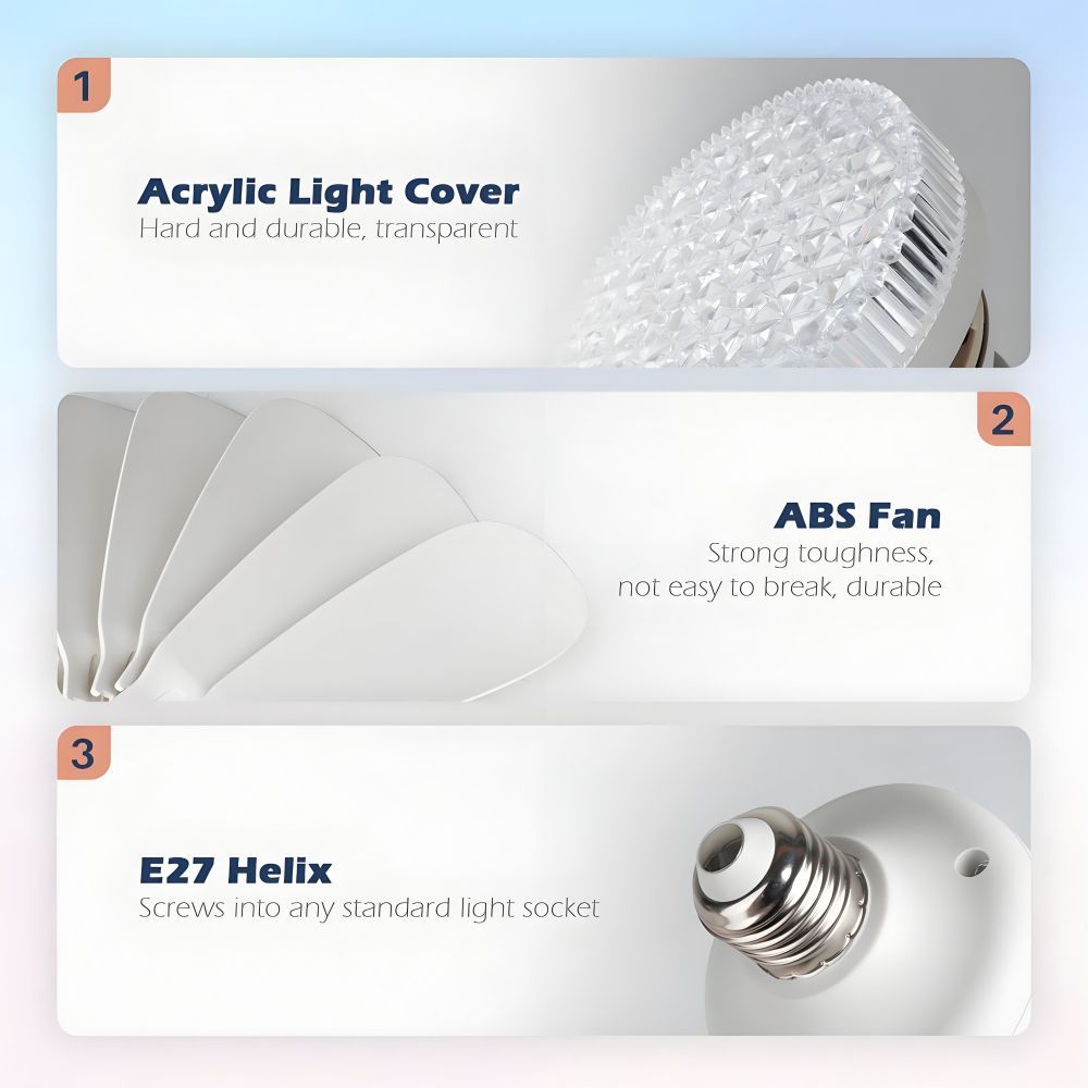 E26 27 socket ceiling flower fan light 