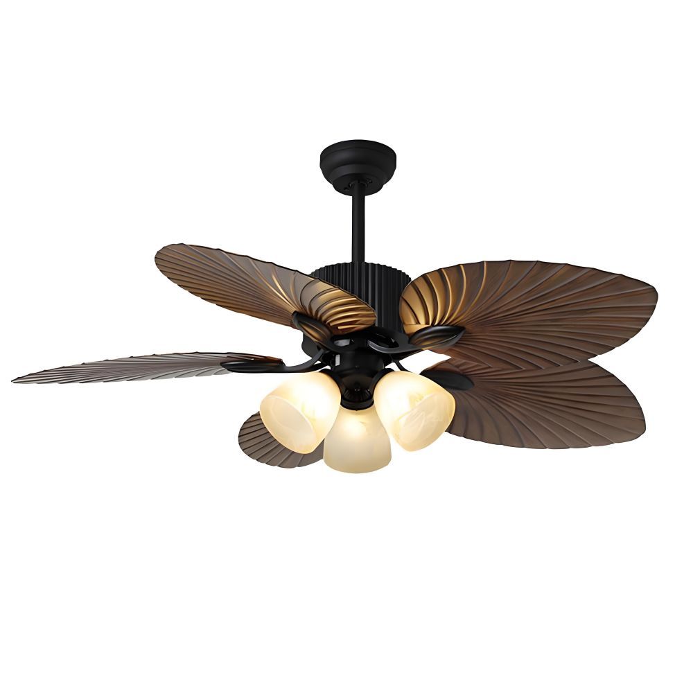 wood ceiling fan light 