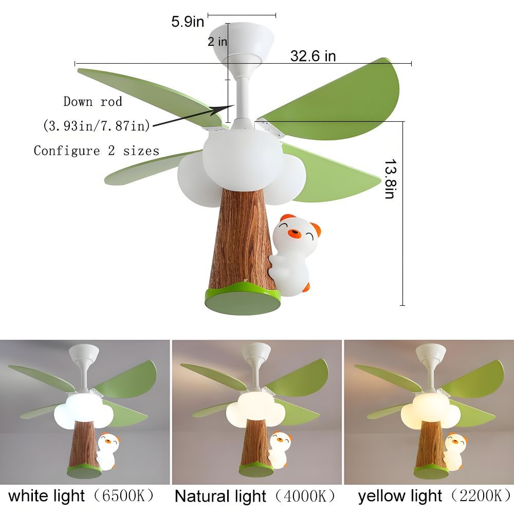 flower ceiling fan light