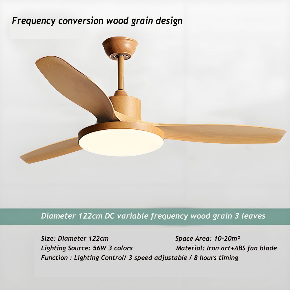 wood ceiling fan light 