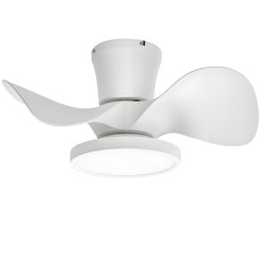 MX-PJ301-2 White Large Air Volume  Dinning Room Bedroom 22 inch Silent Ceiling Fan with LED Light