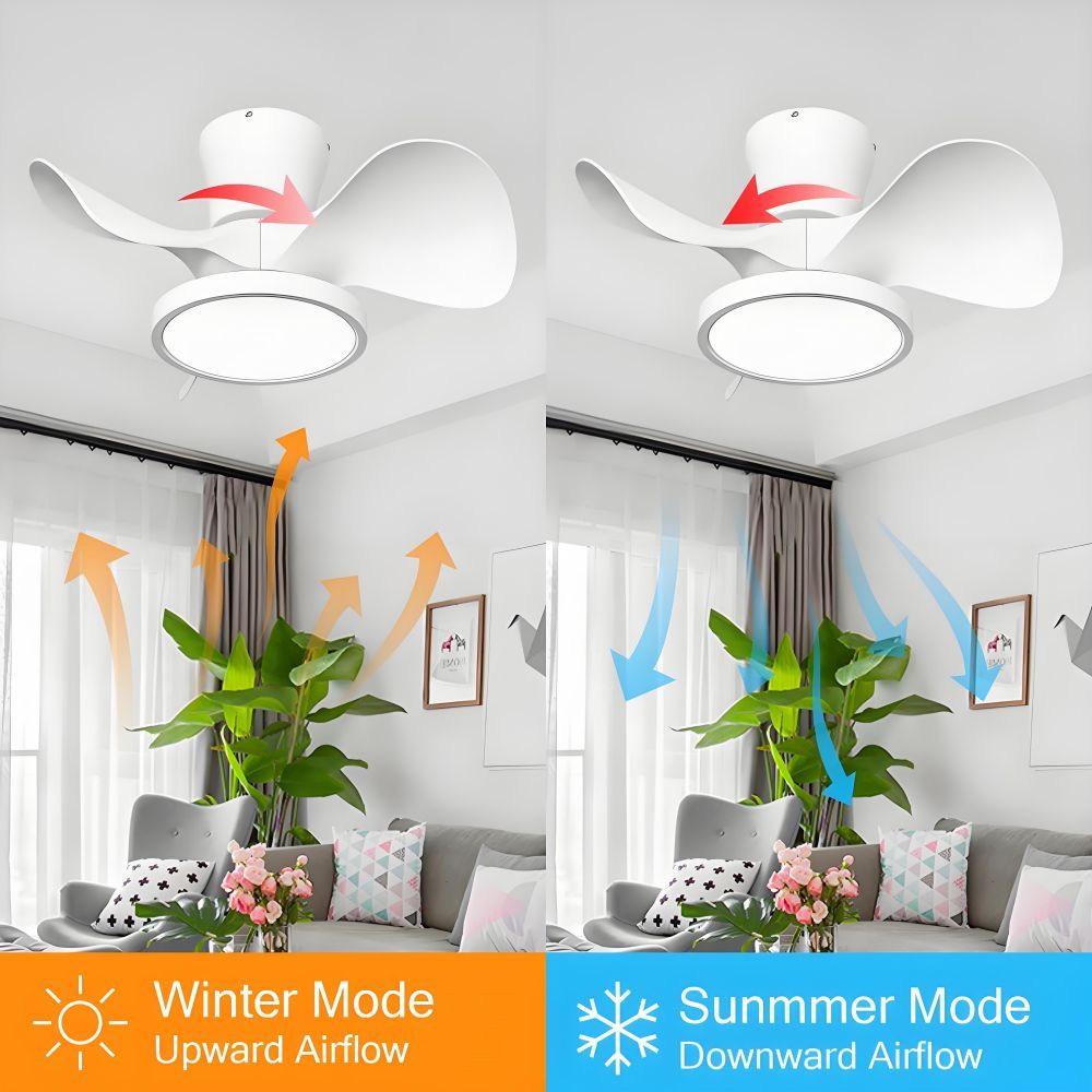 3 Speed Adjustable Remote Control Wall Swtich Widely Used E27 Socket Celling Flower Fan Light