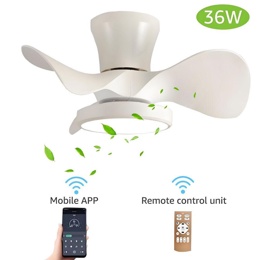 Large Air volume Kitchen Dinning Room Bedroom Silent Ceiling Fan with LED light