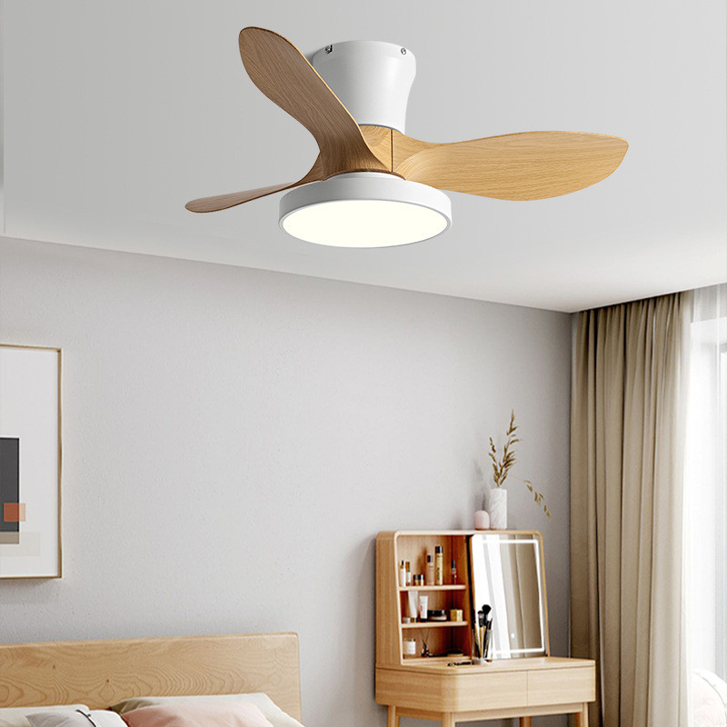 Large Air volume Kitchen Dinning Room Bedroom Silent Ceiling Fan with LED light