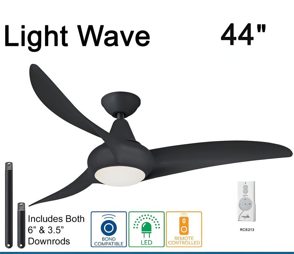 Ceiling fan with LED light 