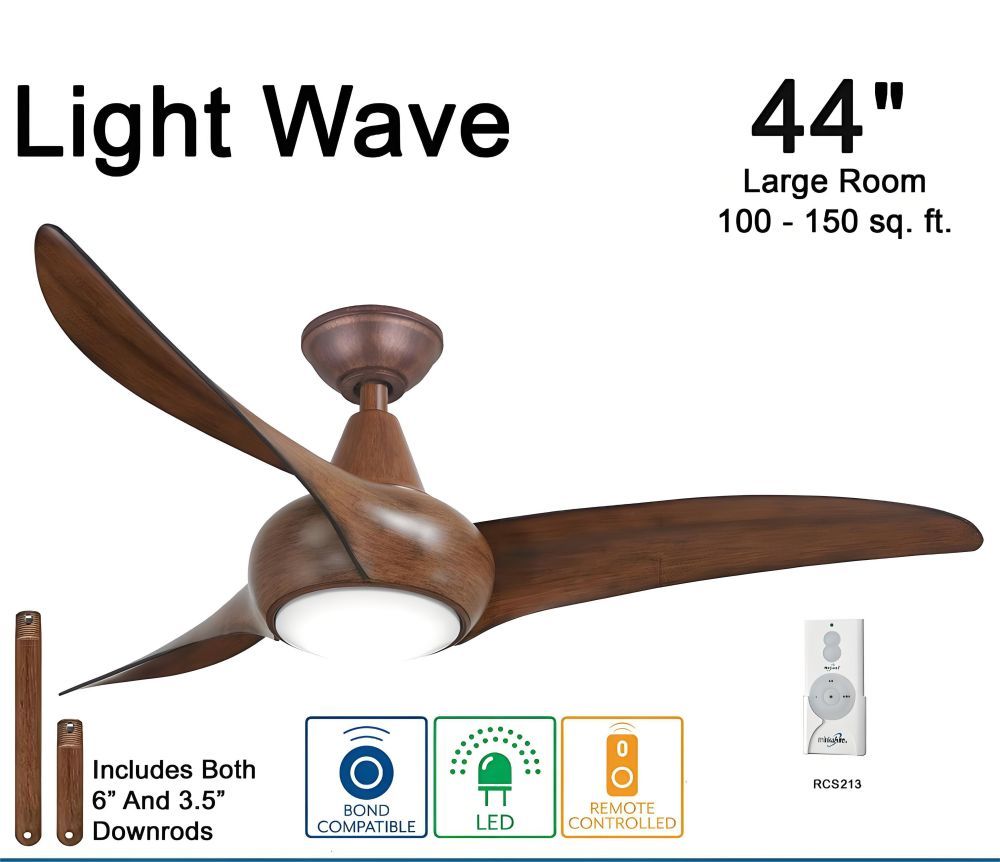 Ceiling fan with LED light 