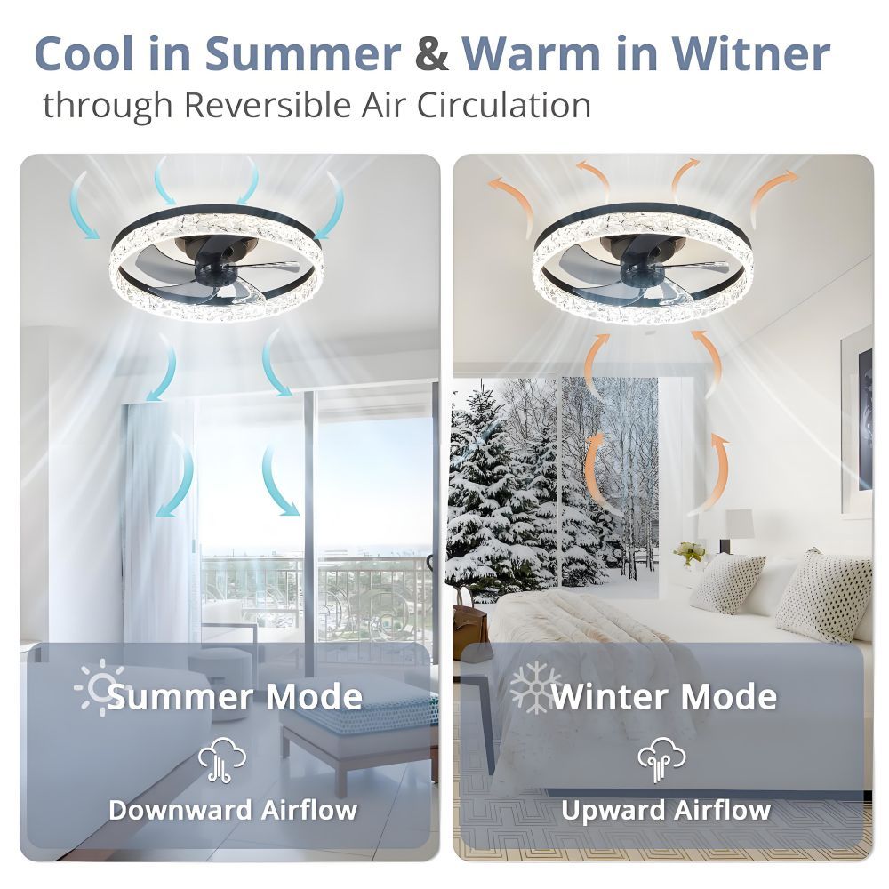 two rotation motor 6 wind spees ceiling fan light 