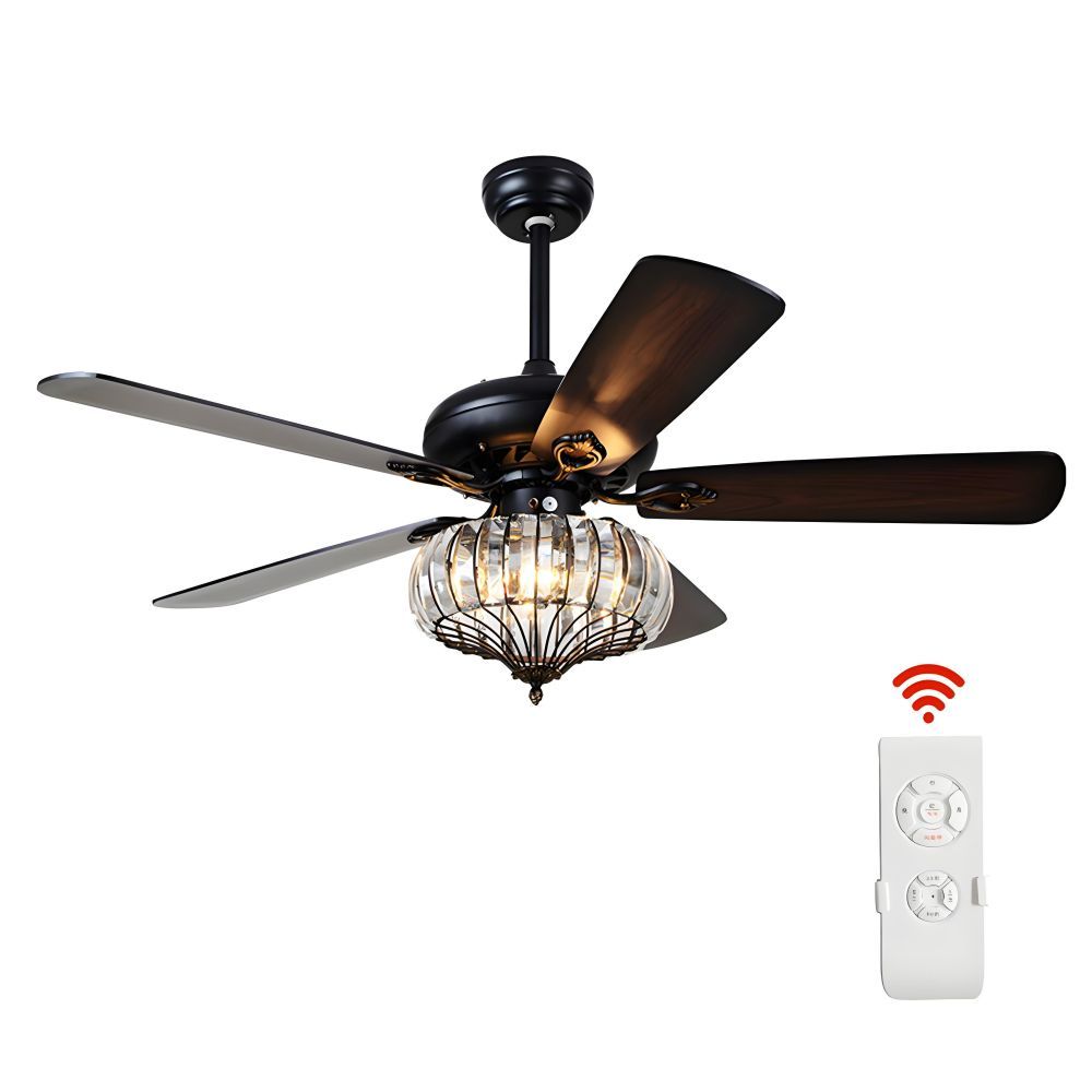 Ceiling fan with LED light 