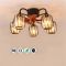 MX-SDTY01 New Cross-Border Retro Ceiling Fan Lamp For Living Room, Dining Room And Bedroom
