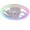 MX-BNS1087  Low Profit Bluetooth Remote Control Dimming Smart RGB-LED ceiling fans with lights