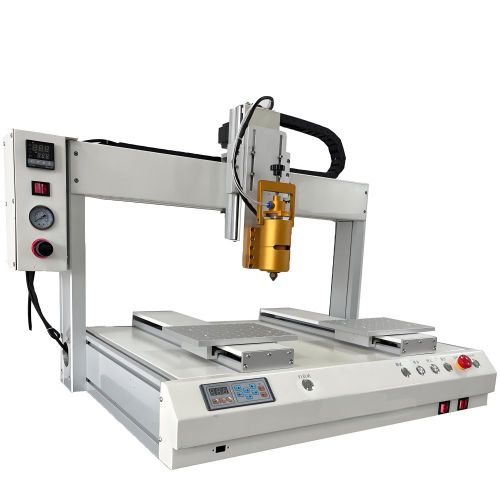 Automatic Desktop 3 Axis Glue Dispenser With Liquid Glue Dispenser and Hot Melt Glue Dispensing Equipment