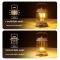 Waterproof Emergency Powered Rechargeable Vintage Hung and Placed Portable Camping Tent Lamp