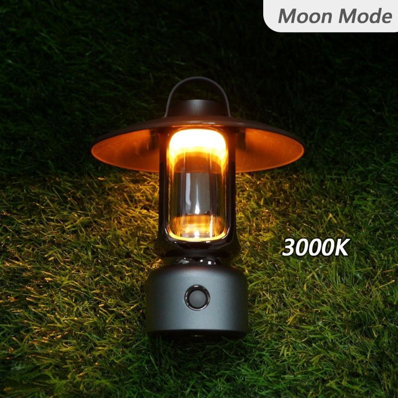 Lantern IPX4 Type-C Rechargeable 5 Modes Emergency Flashlight Decoration LED Mini Camping Outdoor Portable Light