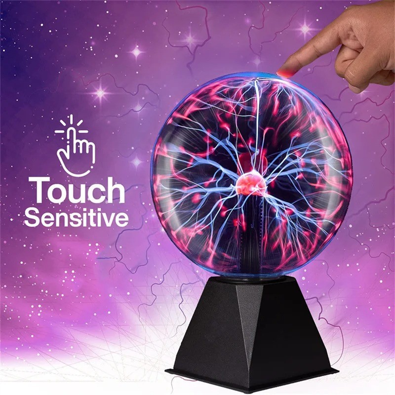 5 inch touch magic night light glass ball lamp 