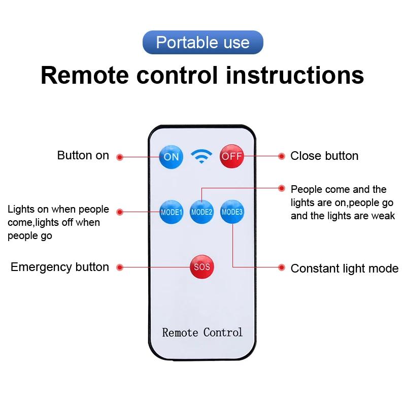 Remote Control Solar Wall Street Lights 