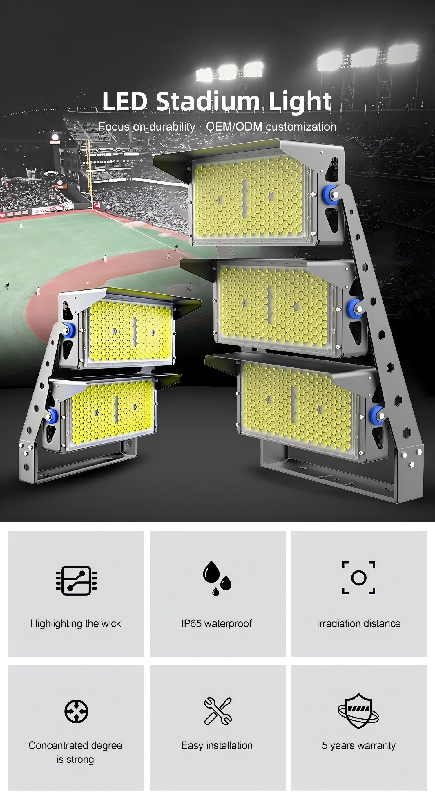 football Yard LED Stadium Light