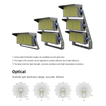Super Bright Led Flood Lights Outdoor Sport Waterproof High-Pole Lamp Football Field Stadium Light
