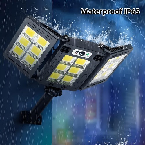 800 LED Outdoor Garden Motion Sensor Waterproof Wall Lamp Solar Sunlight Street Light