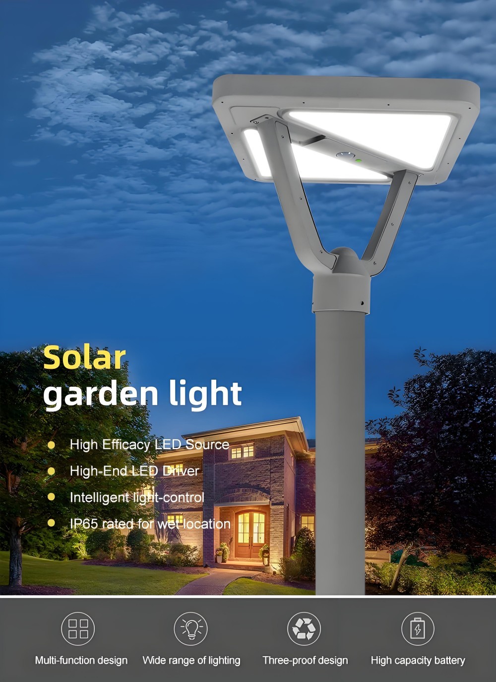 All in one LED Solar Street Light