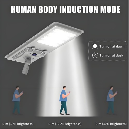 Waterproof Monocrystalline silicon 300W 400W 500W  All In One Outdoor Led Solar Street Light