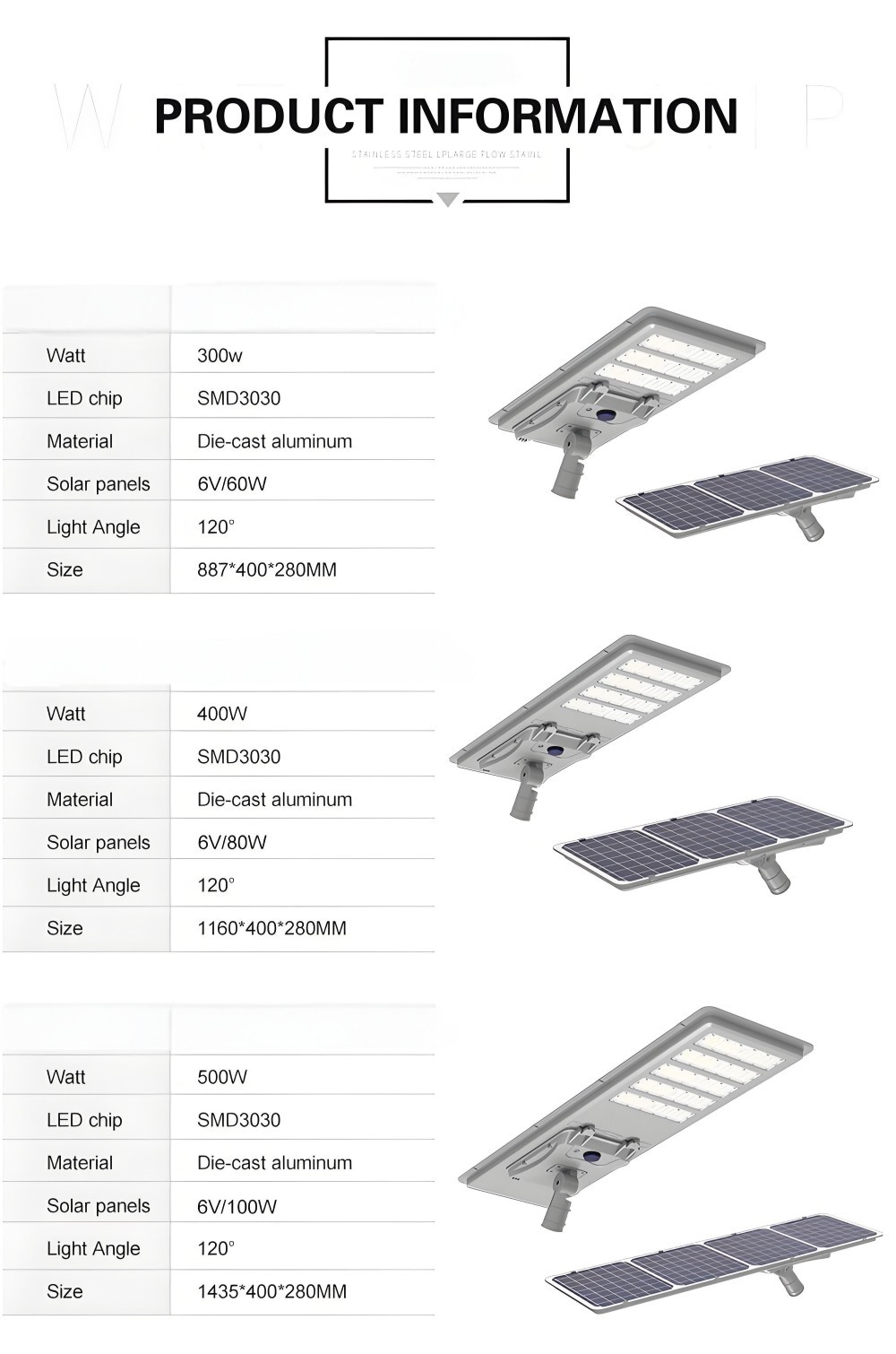 Solar Street LED Lights 