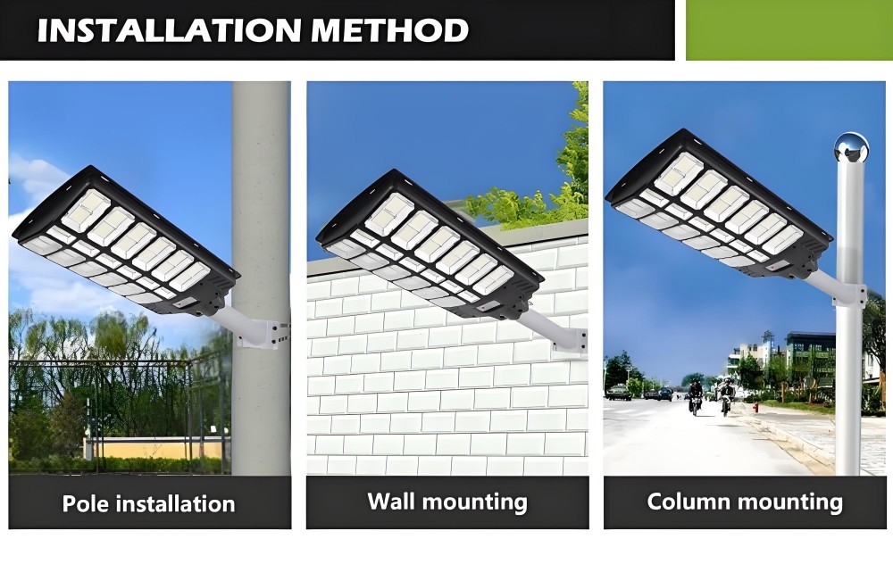 Adjustable installation angel solar street lights 