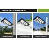 IP65 ABS Radar Sensor Road Lamp 300w 500w 800w All In One Solar Led Street Light
