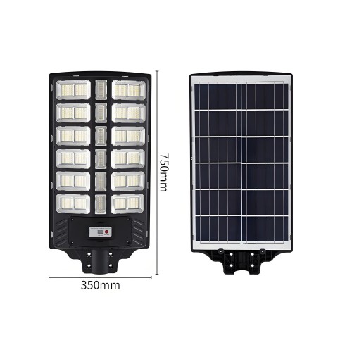 IP65 ABS Radar Sensor Road Lamp 300w 500w 800w All In One Solar Led Street Light