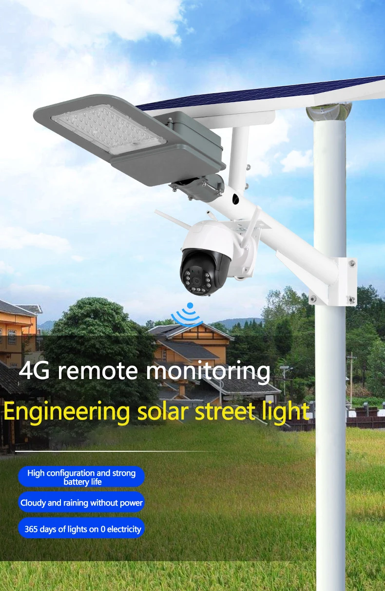 Remote Monitoring Solar Street Light 