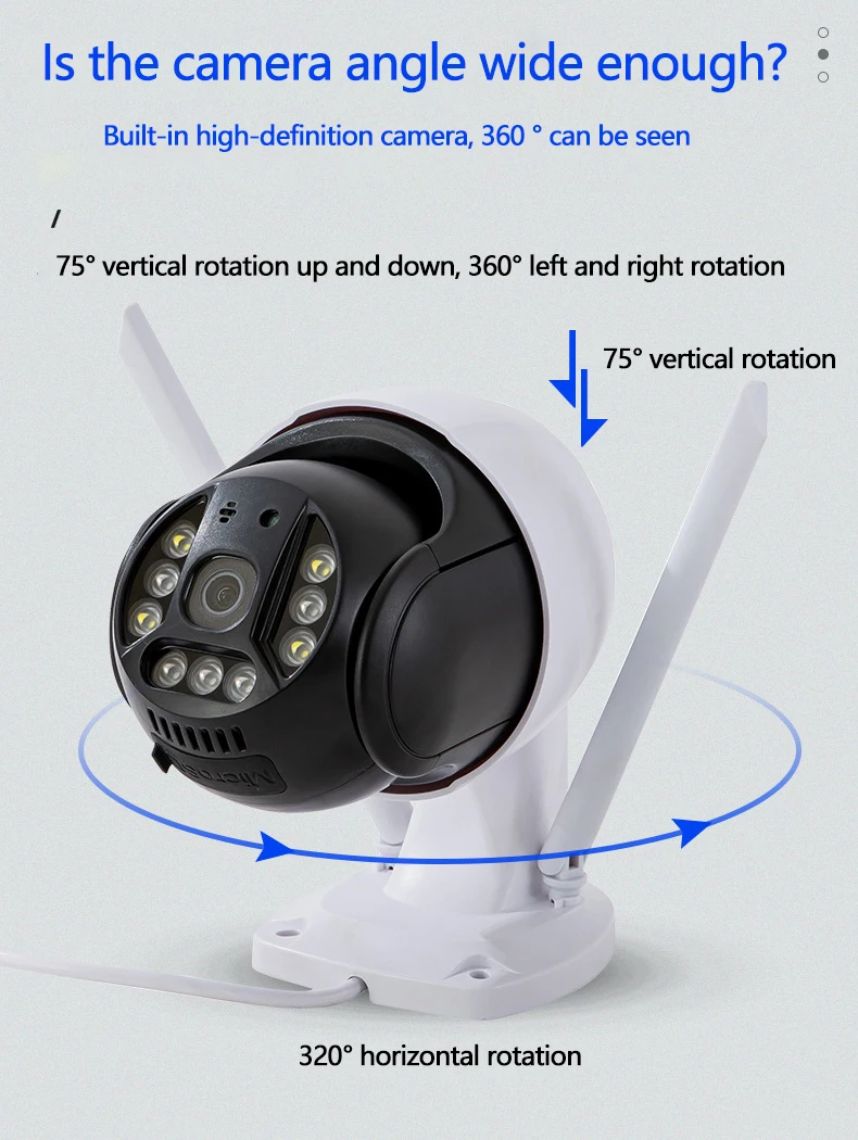  Solar Street LED Lights with CCTV Monitor 