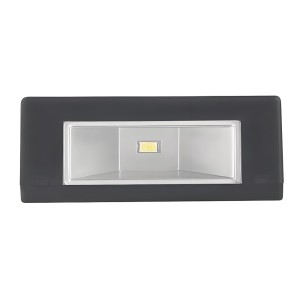 Outdoor Garden Park Lighting IP65 Waterproof Stair Corner Light ABS Exterior Led Solar Wall Lamp