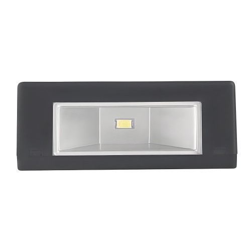 Outdoor Garden Park Lighting IP65 Waterproof Stair Corner Light ABS Exterior Led Solar Wall Lamp